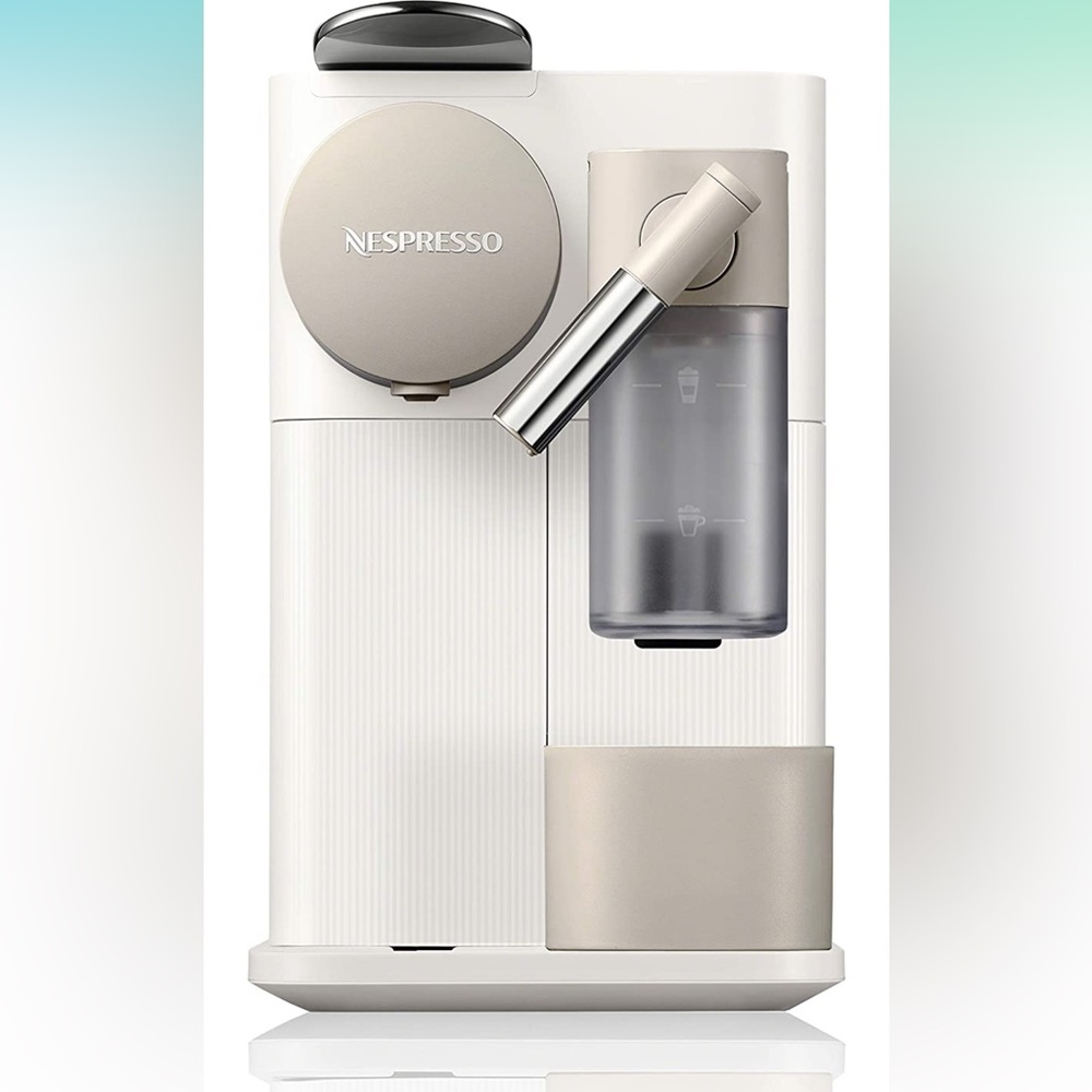 Nespresso Lattissima One Original Espresso Machine in color Silky White.